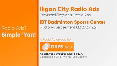 IBT Badminton Sports Center Radio Ad Q2 2023 42s .